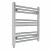 Straight Heated Towel Rail 600x600mm Chrome with manual heating element Masaccio By Dolce