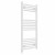 Curved Heated Towel Rail 1000x500mm White with manual heating element Nebbia By Dolce