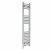Straight Heated Towel Rail 1200x300mm Chrome with manual heating element Masaccio By Dolce